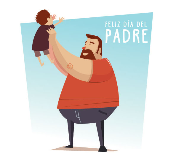 26 Imágenes para el Día del Padre, tarjetas, frases y mensajes con  felicitaciones