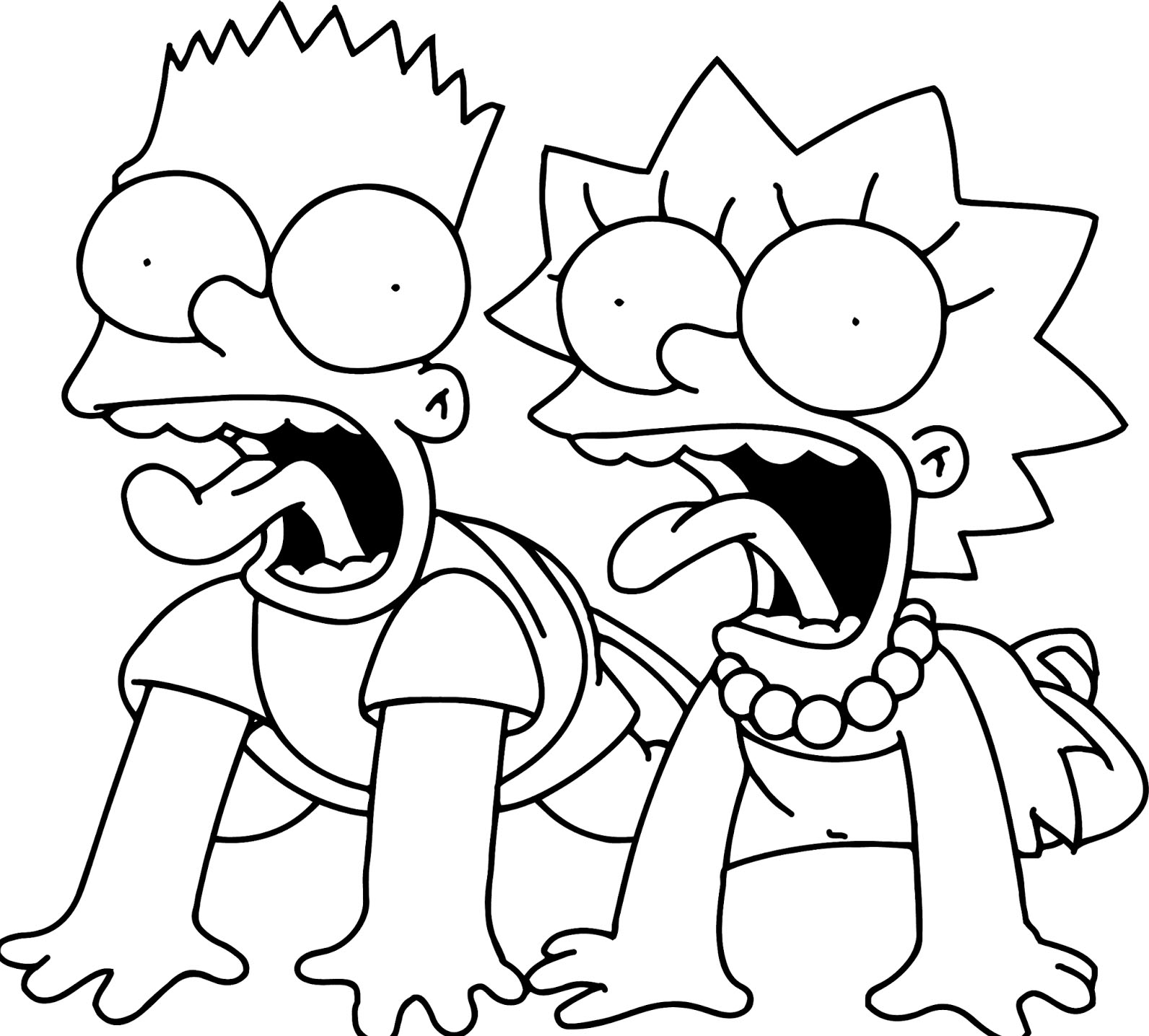 Simpsons Dibujos Para Colorear - Image to u