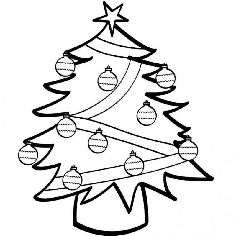 Dibujos De Árboles De Navidad Para Colorear E Imprimir 8926