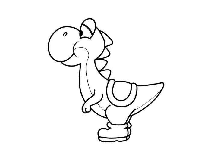 Dibujos De Yoshi Para Colorear Pintar E Imprimir Gratis