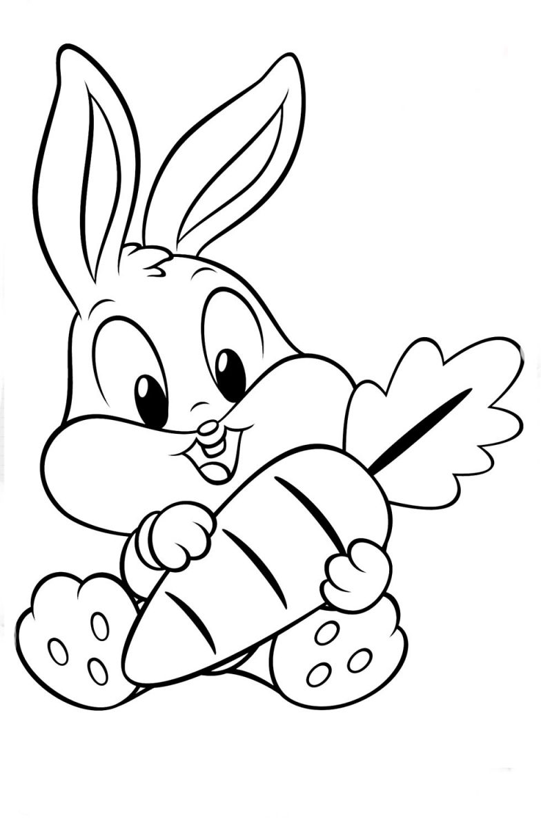 Dibujos de Bugs Bunny Bebe para  colorear  pintar e  