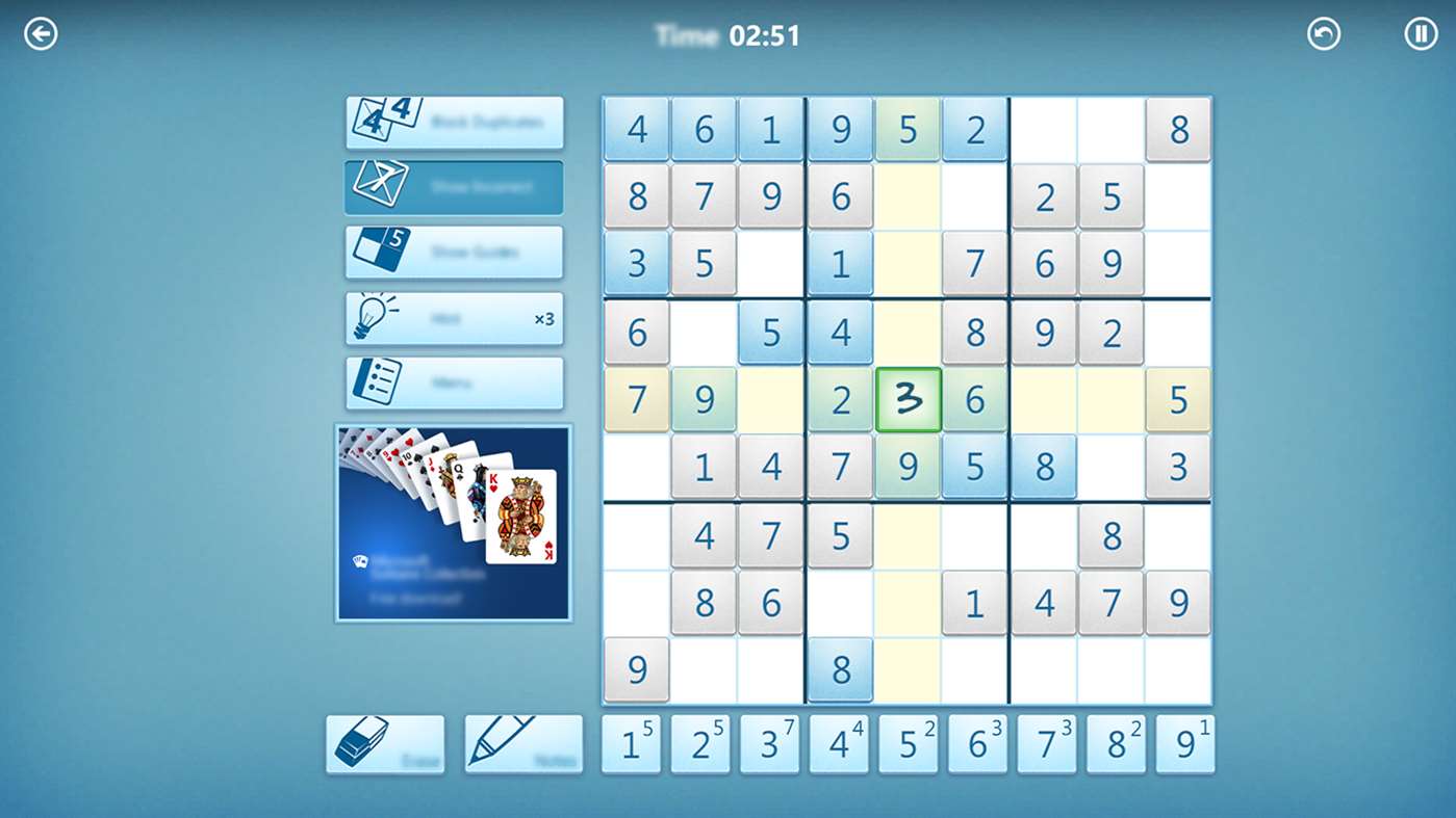 microsoft games free sudoku