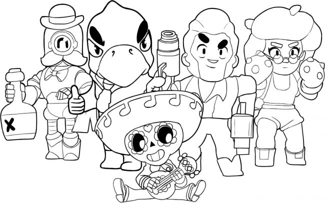 Dibujos De Brawl Stars Para Colorear E Imprimir 4107