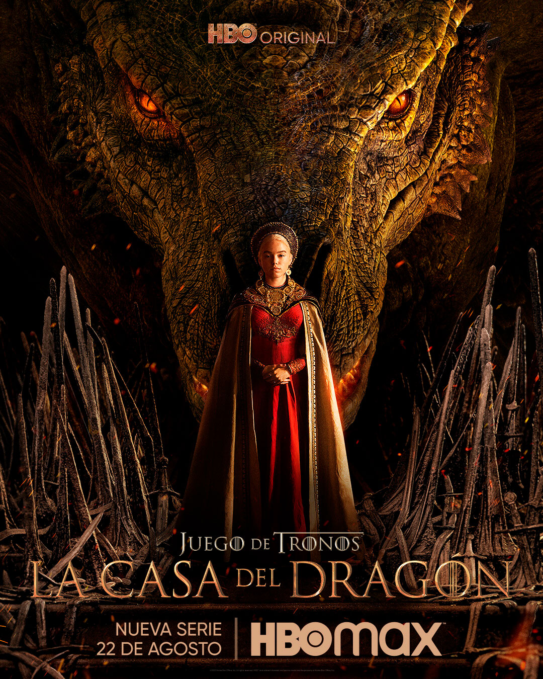 tráiler en español la casa del dragón precuela juego de tronos
